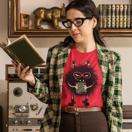 T-shirt Leitura do Nerd Mau de Livro de Caracteres do Love