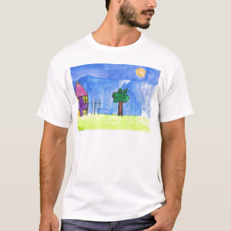 T-shirt Lembranças dos trabalhos de arte da sua criança
