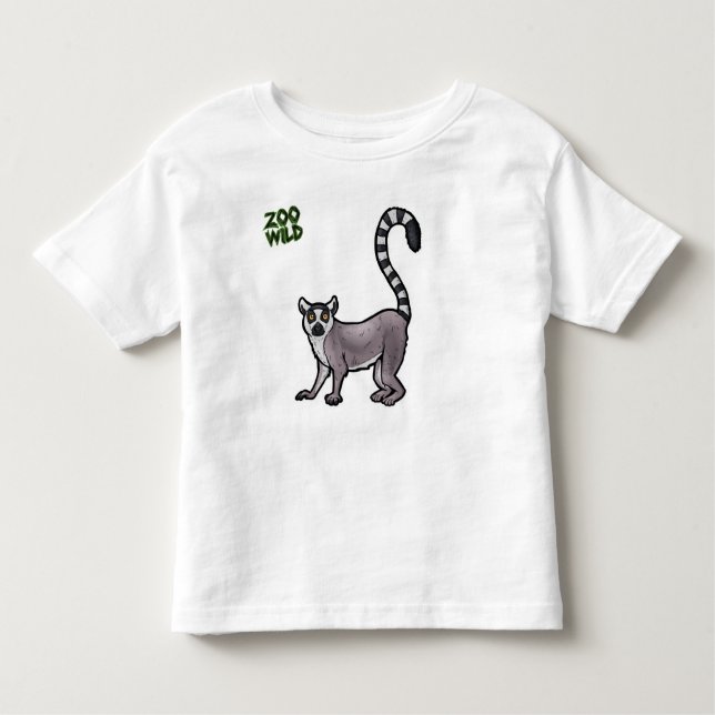T-shirt Lemur atado anel (Frente)