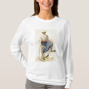 T-shirt Lenhador grego, o 13 de junho de 1856 (caneta,