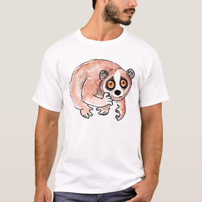 T-shirt lento de Loris (Frente)