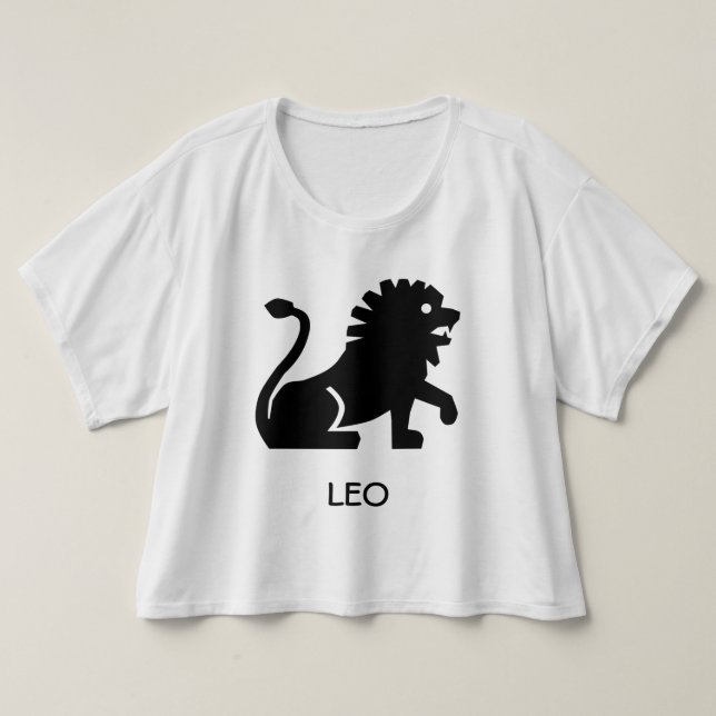 T-shirt Leo Zodiac (Frente do Design)