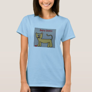 T-shirt Leoa irritada!