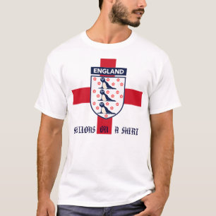 T-SHIRT LEÕES DE MAR EM UM TSHIRT. DE INGLATERRA DA CAMIS