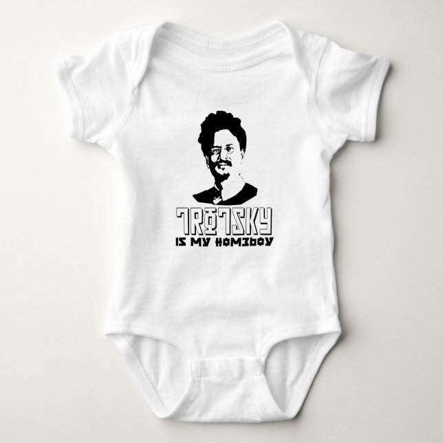 T-shirt Leon Trotsky é meu ficar em casa (Frente)