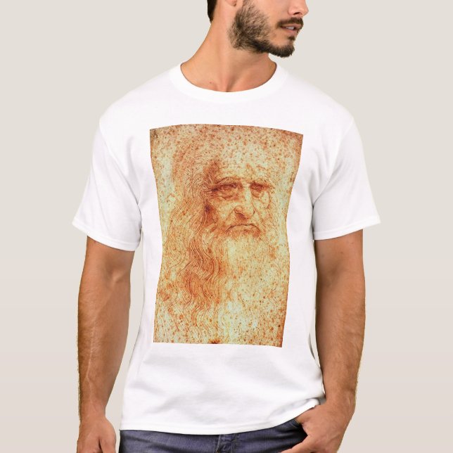 T-shirt Leonardo da Vinci (Frente)