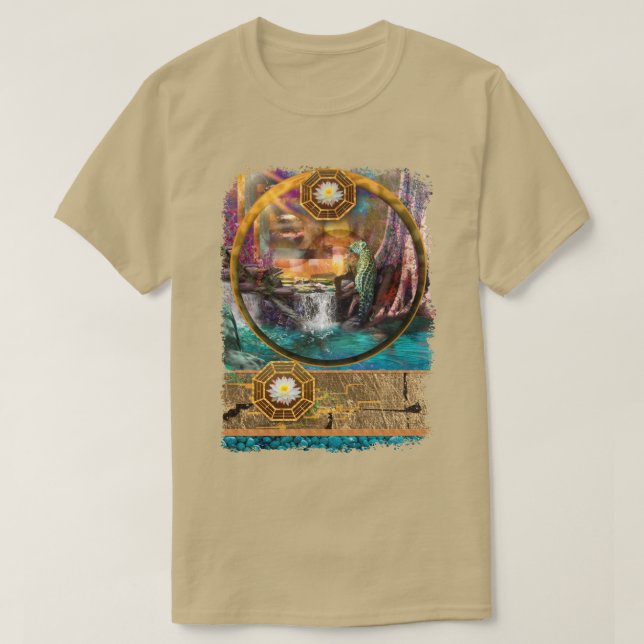 T-Shirt LEOPARD BLUE LAGOON (Frente do Design)