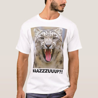 T-shirt Leopardo de neve divertido