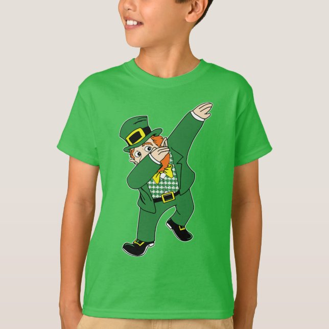 T-shirt Leprechaun da solha (Frente)
