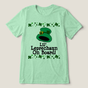 T-shirt Leprechaun de Lil a bordo da maternidade