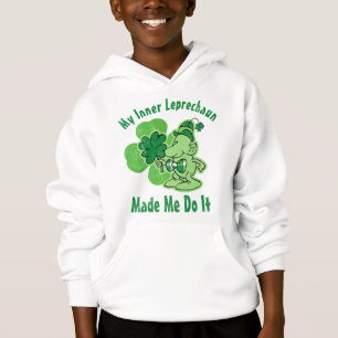 T-shirt Leprechaun interno da xadrez