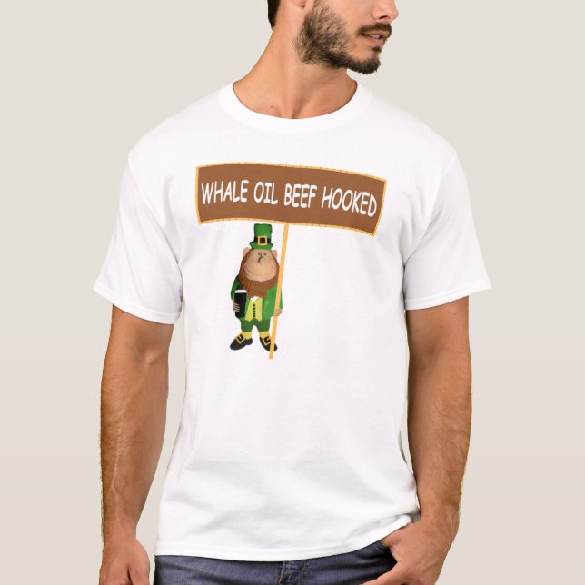 T-shirt Leprechaun irlandês Amusing (Frente)