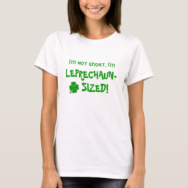 T-shirt Leprechaun-Size (Frente)