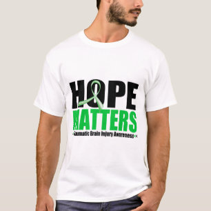 T-shirt Lesão cerebral traumático da fita da escova das