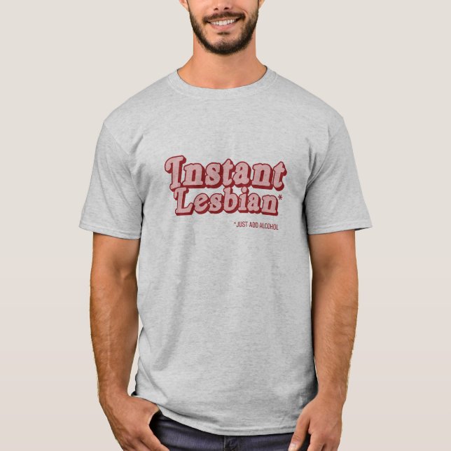 T-shirt Lésbica Instantânea .png (Frente)