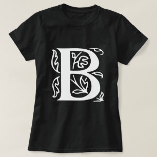 T-shirt Letra B Elegante