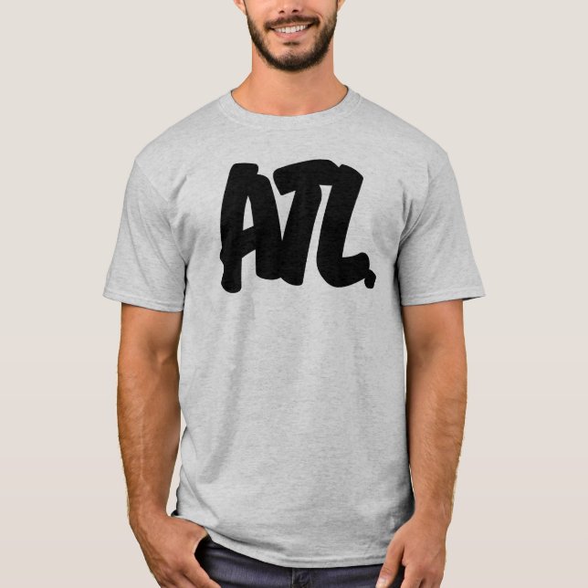 T-shirt Letras de ATL (Frente)