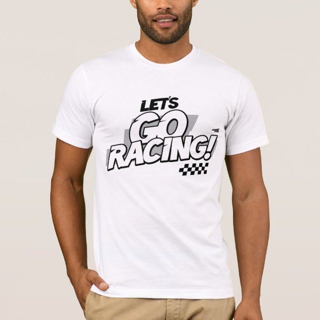 T-shirt Let's Go Racing! (Frente)