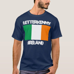 T-shirt Letterkenny, Ireland com bandeira irlandesa