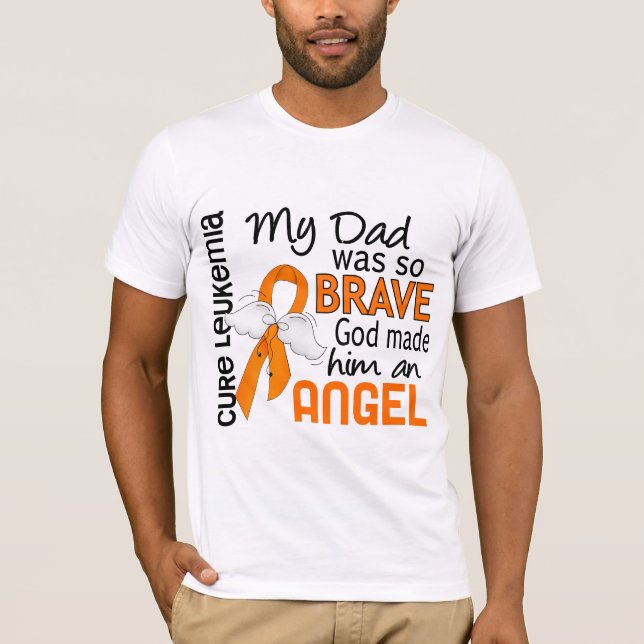 T-shirt Leucemia do pai do anjo 2 (Frente)