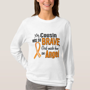 T-shirt Leucemia do primo do anjo (homem)