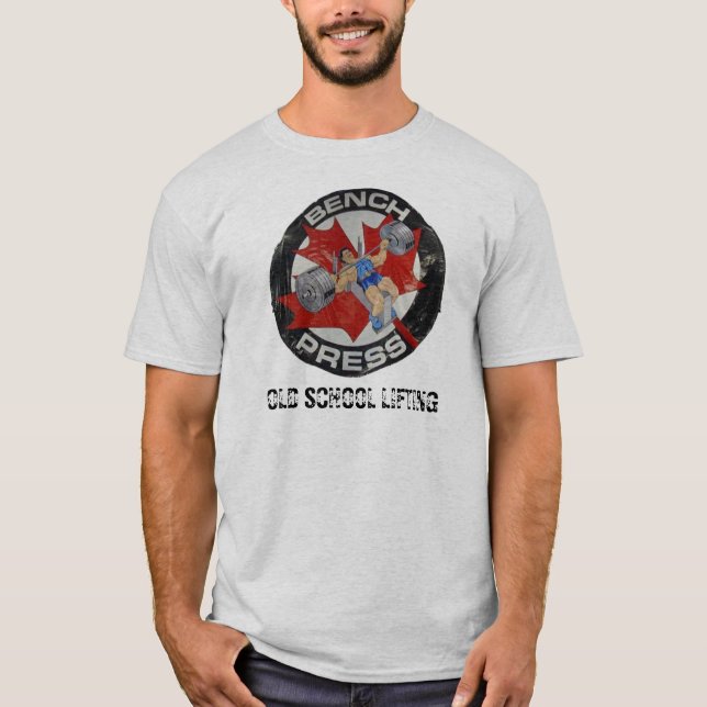 T-SHIRT LEVANTAMENTO DA VELHA ESCOLA (Frente)