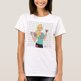 T-shirt Levante o vinho mais tarde