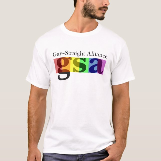 T-shirt leve clássico de GSA (Frente)