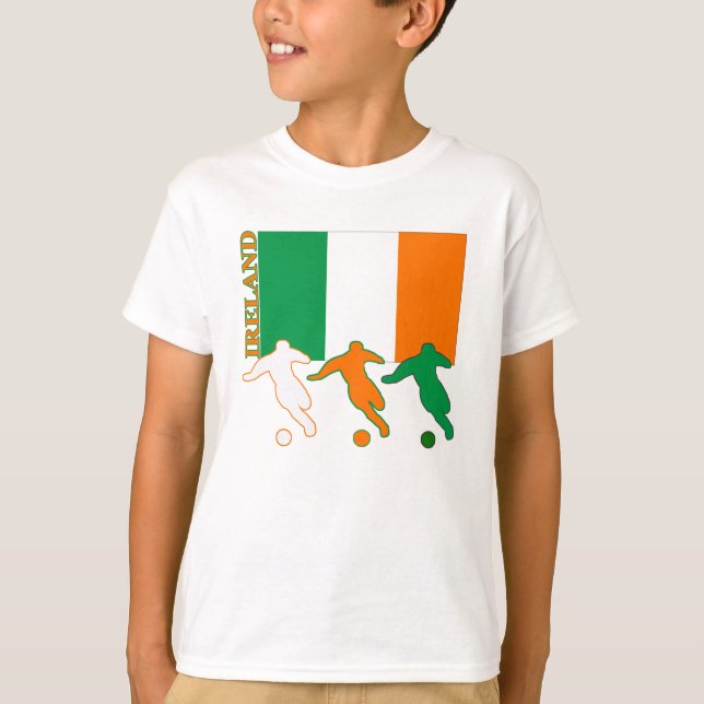 T-shirt leve de Ireland do futebol (Frente)