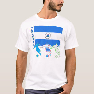 T-shirt leve de Nicarágua do futebol