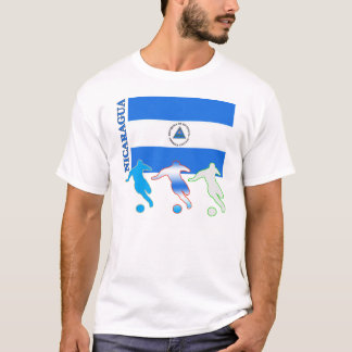 T-shirt leve de Nicarágua do futebol