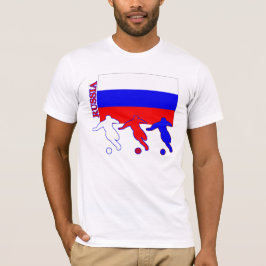 T-shirt leve de Rússia do futebol