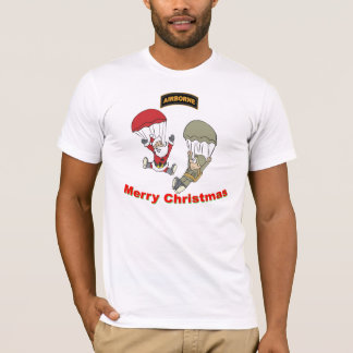 T-shirt leve do papai noel II transportado por via