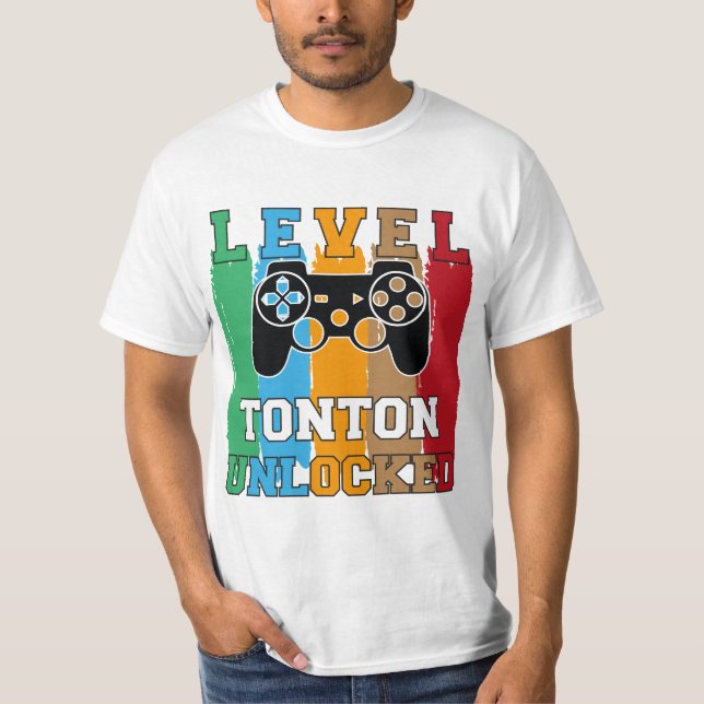 T-shirt Level Tonton Unlocked Design Wht (Frente)