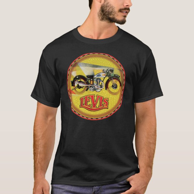 T-shirt Levis Vintage - Sinal de motocicleta (Frente)