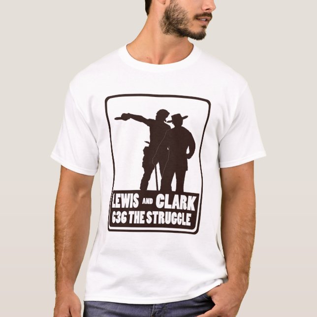 T-shirt Lewis e Clark (Frente)