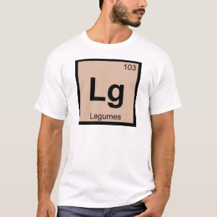 T-shirt Lg - Símbolo de Mesa Periódica de Química de Legum