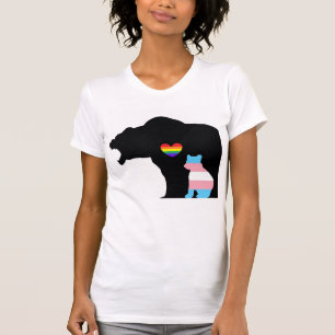 T-shirt LGBTQUIA+ Urso que protege o urso do transporte