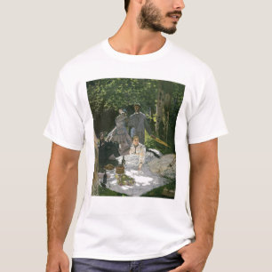 T-shirt l'Herbe do sur do Dejeuner de Claude Monet ,