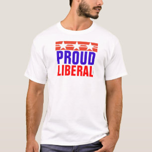 T-shirt liberal orgulhoso