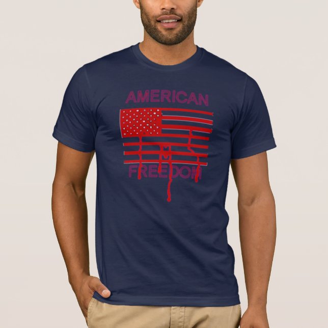 T-SHIRT LIBERDADE AMERICANA (Frente)