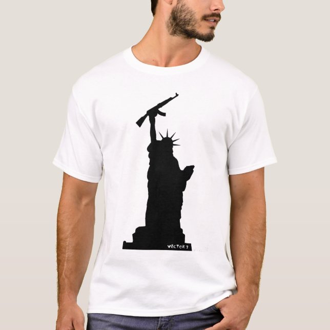T-shirt Liberdade da arma (Frente)