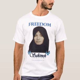 T-shirt Liberdade de Sakineh Ashtiani