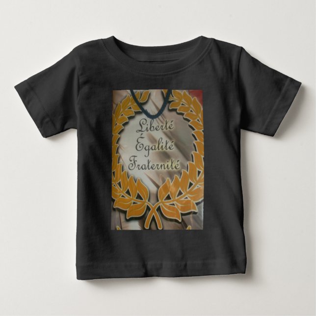 T-shirt Liberdade, Igualdade, Fraternidade: Futuro Floread (Frente)