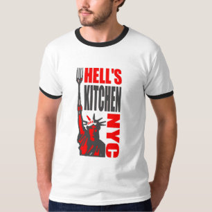 T-shirt Liberdade NYC da cozinha do inferno