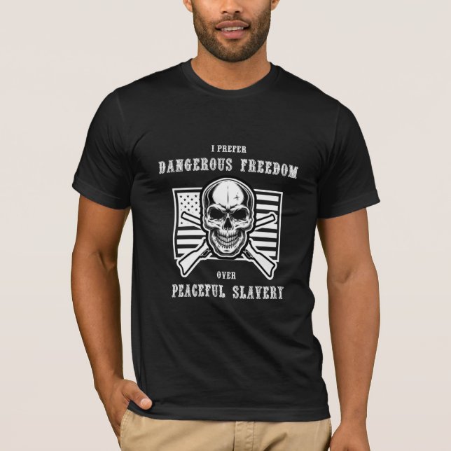 T-Shirt Liberdade Perigosa de Ben Greenfield (Frente)