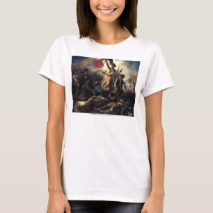 T-shirt Liberdade que conduz as pessoas