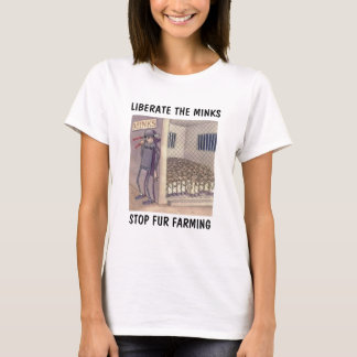 T-shirt Libere os visons