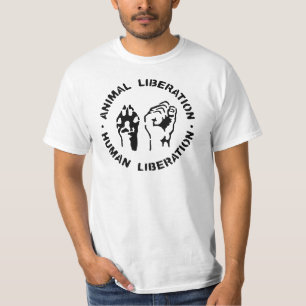 T-shirt Libertação animal - libertação humana