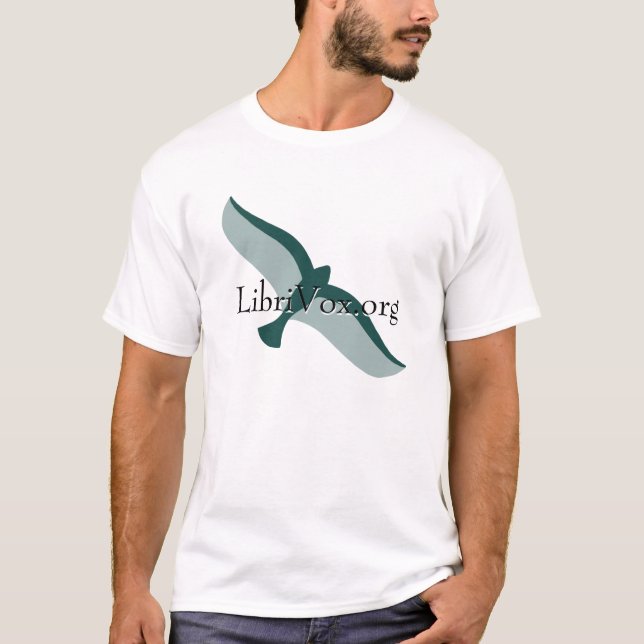 T-shirt LibriVox diagonal (Frente)